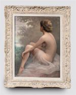 Jean JANNEL (1894-?). "Mon unique amour". Huile sur toile signée...