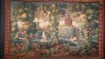 Grande tapisserie d'AUBUSSON d'époque XVIII's en laine "à la pagode"