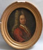 ECOLE FRANCAISE du XIXème
Portrait d'homme
Huile sur toile ovale
65.5 x 54.5...
