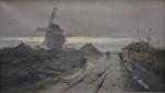 Eugène GALIEN-LALOUE (1854-1941)
Paysage au moulin
Huile sur toile signée de son...