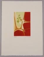 Bernard MUNCH (1921)
Composition abstraite
Aquatinte couleurs
Signée numérotée 61 / 75 
15...