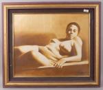 CIVEJA Baçi
Femme,
Dessin signé et daté 2003 
36,5 x 45 cm