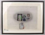 G. BOLDER,
Composition aux portraits,
Estampe signée en bas à droite
57 x...