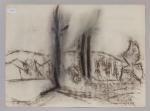 Pierre MONTHEILLET (1923-2011). « Paysage abstrait ». Pastel sec sur papier....