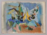 Pierre MONTHEILLET (1923-2011). « Nature morte ». Pastel sec sur papier,...