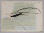 Pierre MONTHEILLET (1923-2011). « Abstraction ». Pastel sec sur papier, non...