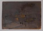 Pierre MONTHEILLET (1923-2011). « Abstraction ». Gouache sur papier, signée et datée...