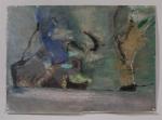 Pierre MONTHEILLET (1923-2011). « Paysage abstrait ». Pastel sec et gouache sur...