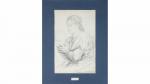 Paul BOREL (1828-1913). " Vierge à l'Enfant ". Crayon noir