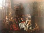 Jan Jozeph II HOREMANS (Anvers 1714 - 1790). Repas dans...