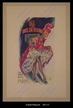 Affiche Moulin Rouge : Bal Du Moulin Rouge  Affiche publicitaire...