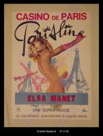 Casino de Paris  Parisline.  Elsa Manet 1979 : Une...