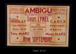 Affiche de Texte L'Ambigu de 1941 : belle salle de spectacle de...