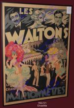 Affiche de spectacle de marionnettes : Les Walton's
Encadrement "qualité musée" présentant...