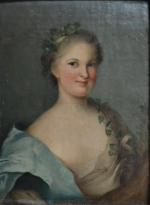 ECOLE FRANCAISE du XIXème
Portrait de dame
Huile sur carton
19.5 x 15...