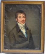 ECOLE FRANCAISE du XIXème
Portrait d'homme
Huile sur toile
73.5 x 59.5 cm...