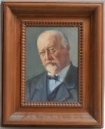 OPPENHEIM (XIX-XXème)
Portrait d'homme
Huile signée au milieu à gauche
32.5 x 22.5...