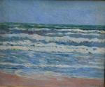 Maxime MAUFRA (1861-1918)
Effet de vagues
Huile sur toile signée en bas...