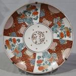 Grand plat en porcelaine Extrême Orient - Ø. 40.5 cm