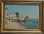 MALFROY (XIX-XXème)
Port Ranquet
Huile sur toile signée en bas à gauche,...