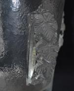 LALIQUE France
Seau à glace modèle Epernay en verre blanc moulé...