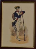 Lajoux Edmond (1890-1960) " Soldat d'Infanterie de Marine " époque...