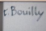 BOUILLY René (1921-2019) Absatraction bleue et noire
Technique mixte / toile
Signée...