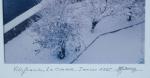 Villefranche la Citadelle sous la neige, janvier 1985,
photographie signée en...