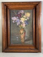 DULUC Noëly (1864-1952)
"Bouquet de fleurs" huile sur toile signée en...