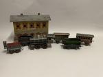 GBN locomotive, voiture, wagon, tendeur, gare et accesoires dont rails...