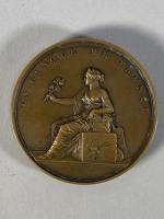Médaille en bronze de La Banque de France - Napoléon...