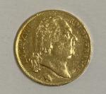 * Pièce de 20 Francs or Louis XVIII 1819 W...