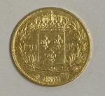 * Pièce de 20 Francs or Louis XVIII 1819 W...