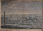 Trois GRAVURES équestres
XIXème
30 x 37.5 cm à vue pour la...
