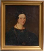 ECOLE FRANCAISE du XIXème
Portrait de dame
Huile sur toile
65 x 54.5...