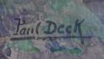 Paul DECK (XIX-XXème)
Environs de Pont Aven
Aquarelle signée en bas à...