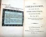 [RÉMARD (Charles)]. La Chézonomie ou l'art de ch. Scôropolis (Paris),...