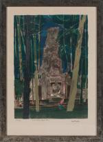 Bernard CATHELIN (1919-2004), " Preah Palilay (Angkor Thom) ",Lithographie en...