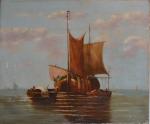 ECOLE FRANCAISE du XIXème siècle
Marine
Huile sur toile
54 x 65 cm...