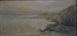 Maurice PROUST (1867-1944)
Belle Ile, rochers vus du port Pic-Vert, pointe...