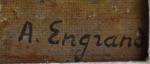 A. ENGRAND (XXème)
Bord de côte
Huile sur toile signée en bas...