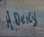 Henri DENY (XXème)
Les environs de Bordeaux
Huile sur panneau signée en...