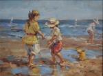 Francis CRISTAUX (né en 1956)
Les enfants sur la plage
Huile sur...