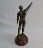 Albert Eugène DAVID (1896-1970)
Le salut de l'athlète
Bronze signé et annoté...