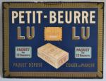 Biscuits Lefèvre-Utile: chromolitographie sur carton gaufré. Ca 1910. Publicité avec...