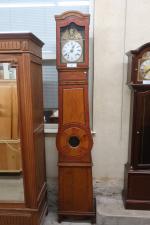 Joseph DENY à Saint-Mards-en-Othe. Horloge comtoise XIX's en bois, cadran...