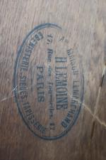 Table de salon style Louis XV, en bois naturel, un...