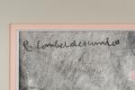 Pierre COMBET-DESCOMBES (1885-1966),
Bouquet de fleurs, 
Pastel sur papier,
Signé en haut...