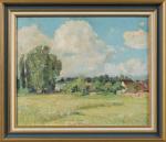 Georges ROBIN (1895-1981),
Paysage,
Huile sur toile,
Signé en bas au centre,
38 x...