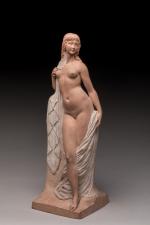 Joseph Descomps dit Joe Cormier (1869-1950)
« Femme nue au drapé...